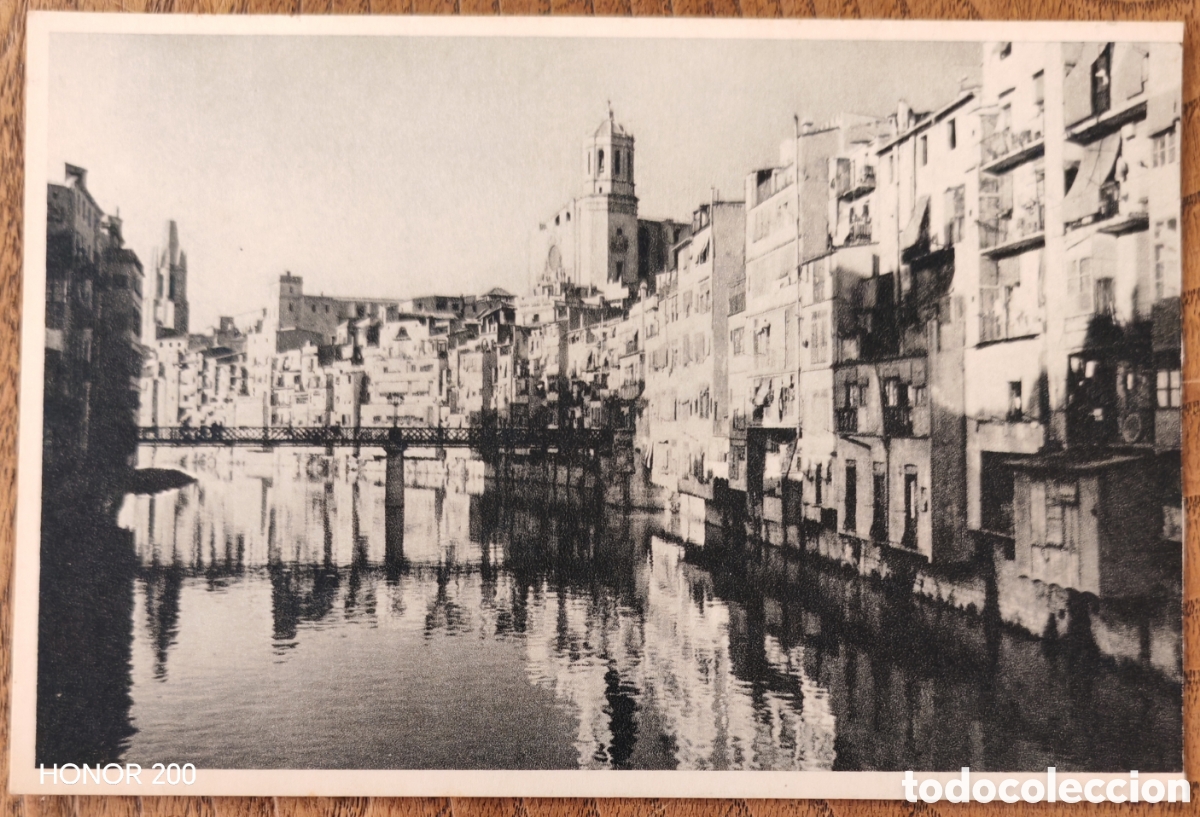 Postales: Postal Publicitaria - Casas sobre el O&ntilde;iar. Gerona - Exposici&oacute;n Universal Bruselas 1958