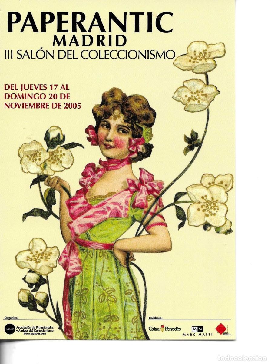 Postales: &rdquo;Tarjete Paperantic Madrid. Iii Sal&oacute;n del Coleccionisme. 17 al 20 Noviembre 2005