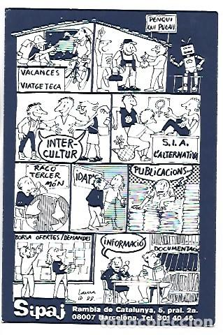 Postales: &rdquo; SIPAJ &rdquo;.- PUBLICITAT DE SIPAJ - BARCELONA