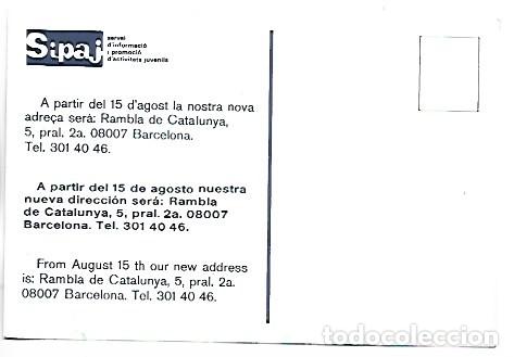Postales: &rdquo; SIPAJ &rdquo;.- PUBLICITAT DE SIPAJ - BARCELONA - Foto 2