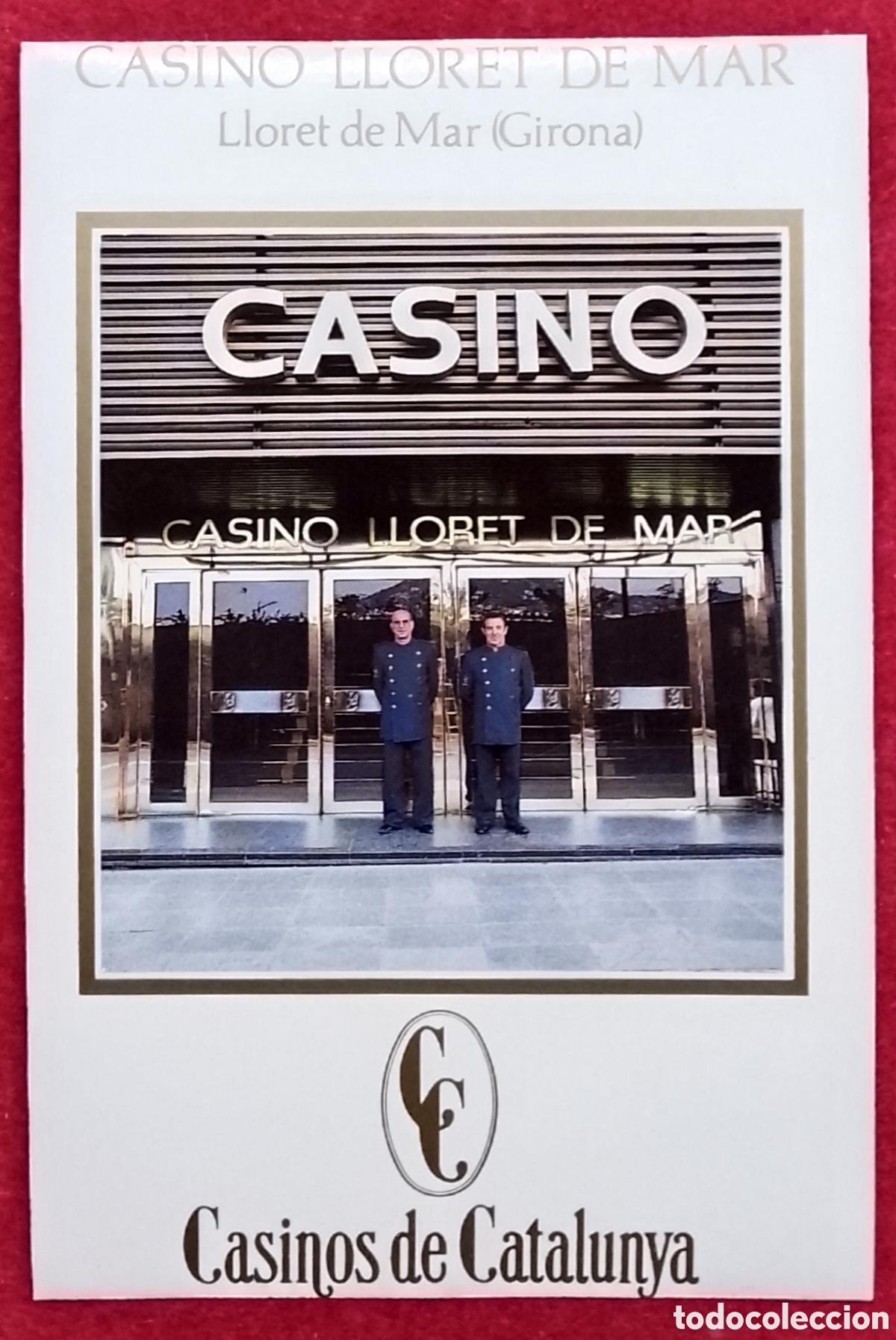 Postales: Postal publicitaria antigua Casino Lloret de Mar (Girona) - Casinos de Catalunya