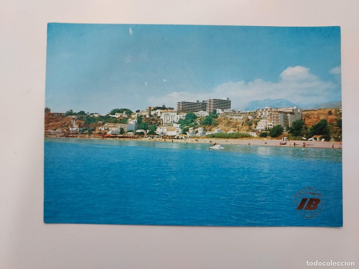 Postales: POSTAL IBERIA LINEAS AEREAS MALAGA VISTA DE TORREMOLINOS. SIN CIRCULAR. 1972. PUBLICIDAD