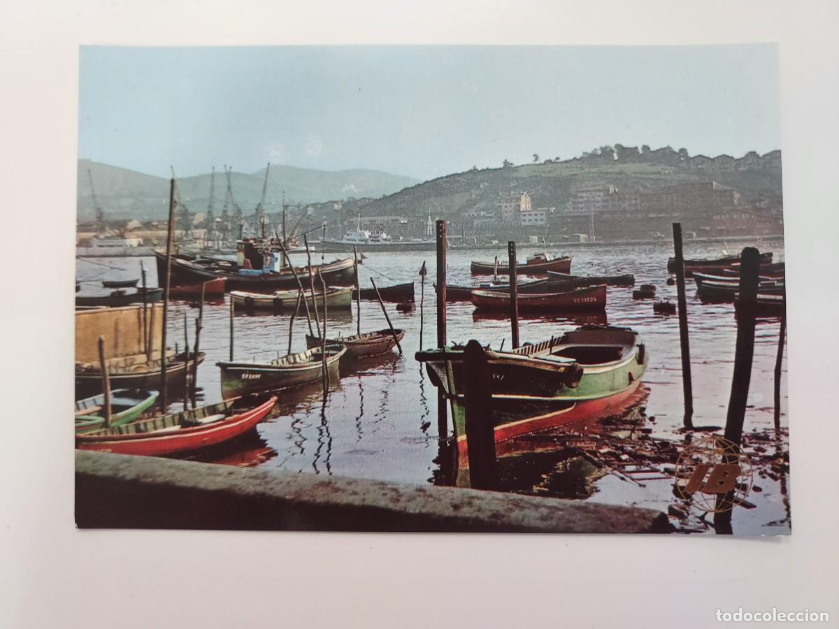 Postales: POSTAL IBERIA LINEAS AEREAS PUERTO DE PASAJES (GUIPUZCOA). SIN CIRCULAR. 1972. PUBLICIDAD