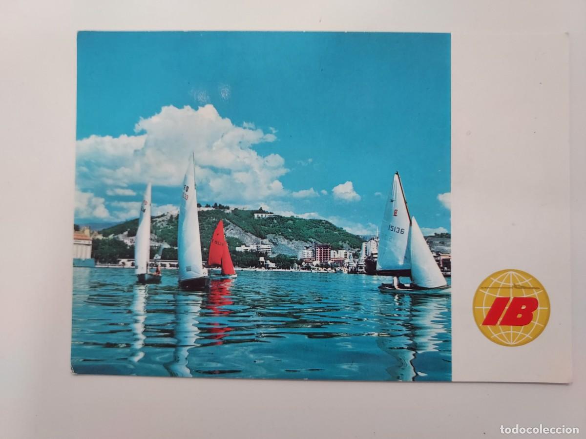 Postales: POSTAL IBERIA LINEAS AEREAS DEPORTES DE INVIERNO MALAGA. SIN CIRCULAR. 1969. PUBLICIDAD