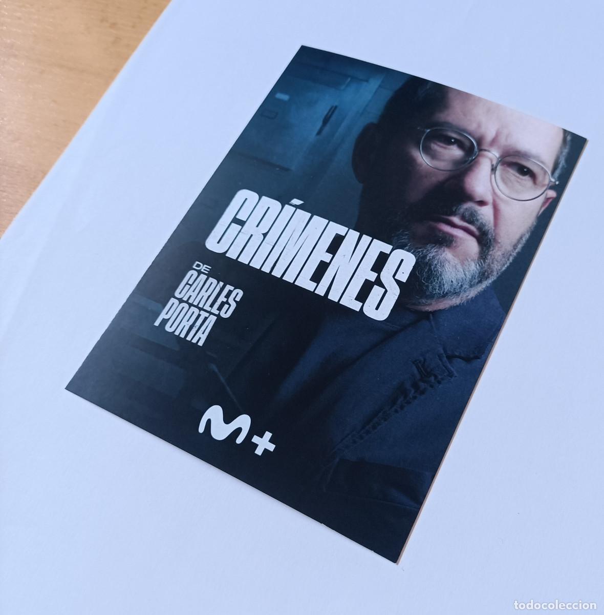 Postales: postal movistar promocional postcard card tarjeta publicitaria publicidad crimenes carles porta crim