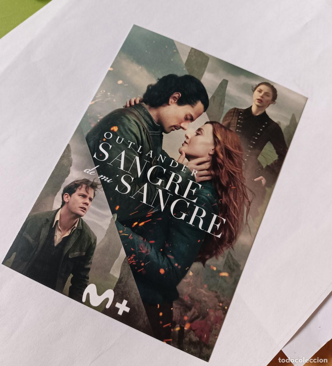 Postales: postal movistar promocional postcard card tarjeta publicitaria pelicula outlander sangre de mi sangr