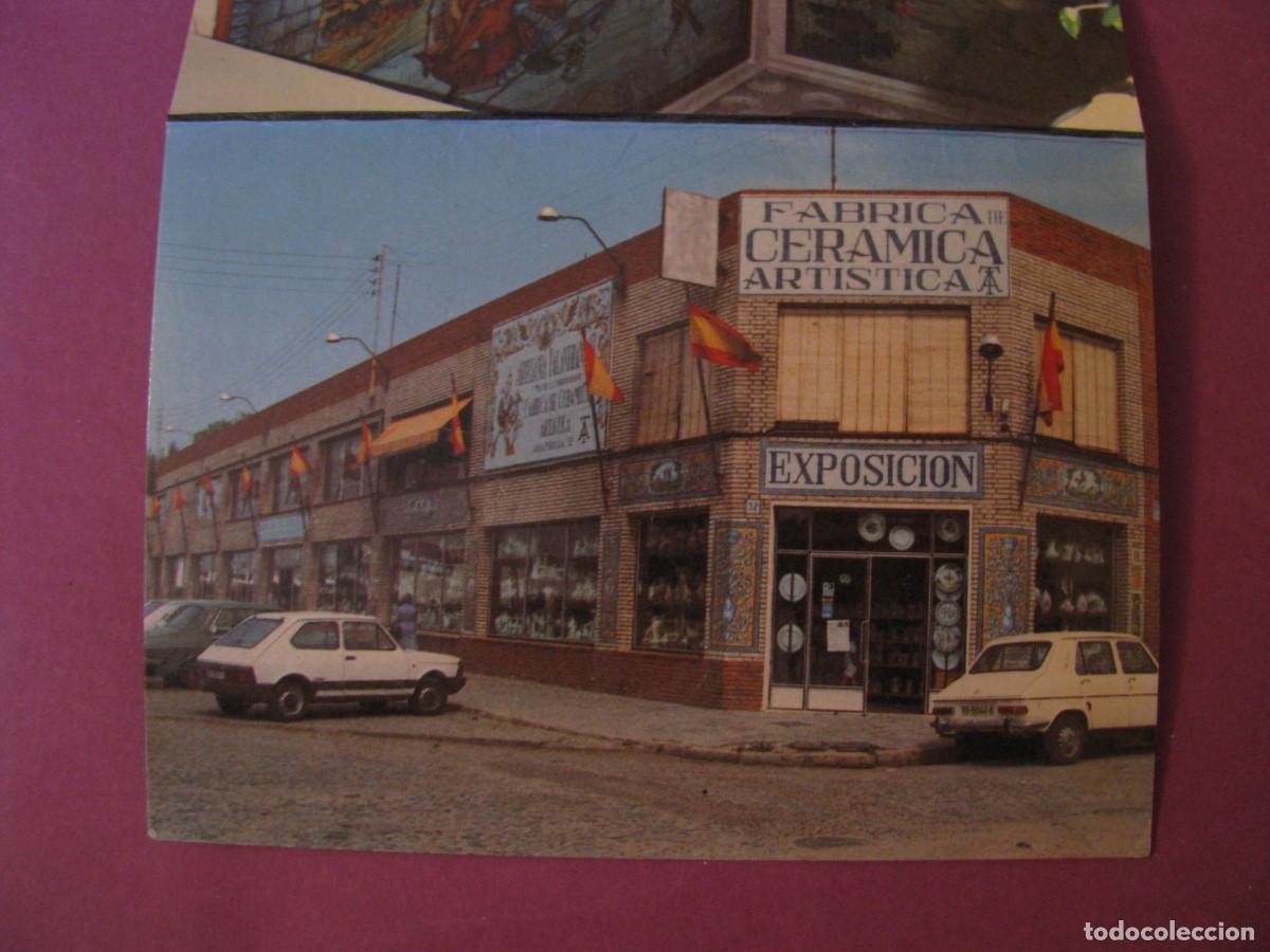 Postales: TARJETA PUBLICITARIA. ARTESANIA TALAVERANA. CERAMICA MAURI Y CORROCHANO. 11,5X8,5 CM. DIPTICA. 1984
