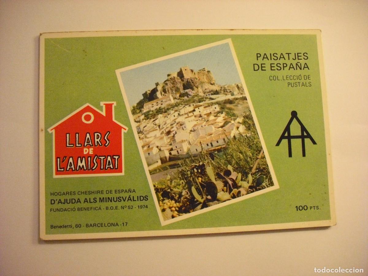 Postkarten: LLARS L AMISTAT. PAISATJES DE ESPA&Ntilde;A , BLOCK CON 6 POSTALES