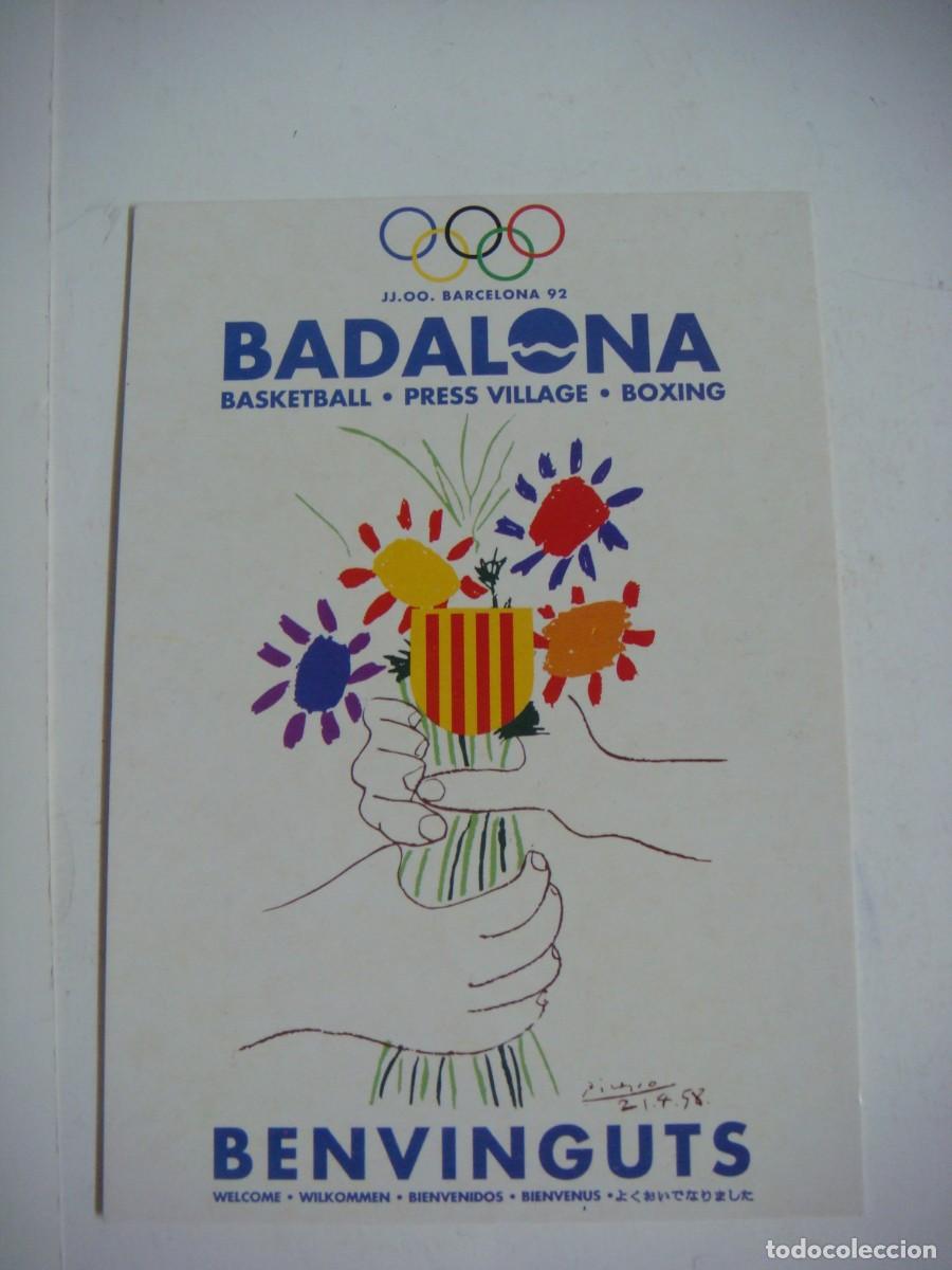 Postales: POSTAL PUBLICITARIA DE BADALONA JJ.OO.BARCELONA-92-CAJ-POS-N&ordm;-5 SOB-24