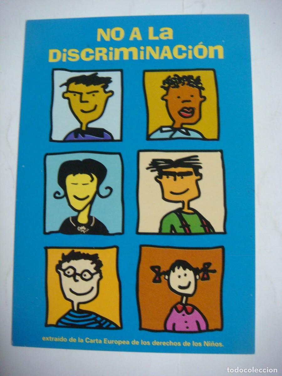 Postales: POSTAL PUBLICITARIA DE NO A LA DISCRIMINACION-CAJ-POS-N&ordm;-5 SOB-24