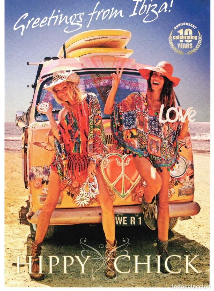 Postales: :::: LC686 - POSTAL - GREETINGS FROM IBIZA - GENTILEZA DE HIPPY CHICK