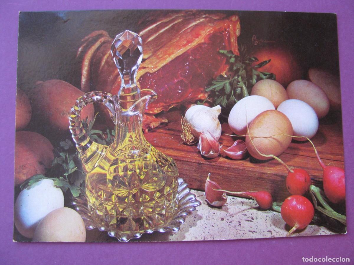 Postales: POSTAL ACEITE DE OLIVA ES EL MEJOR. ED. GRAF. INSTAR. 1971