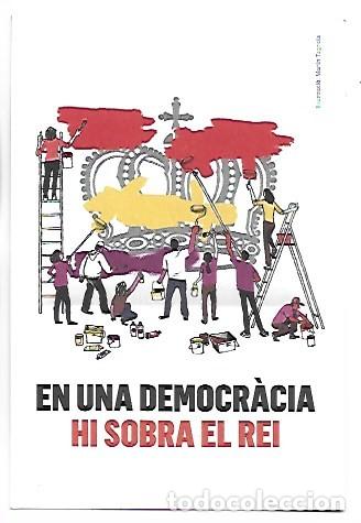 Postales: PUBLICIDAD DE ORGANIZACION POLITICA.- ( BARCELONA EN COMU )
