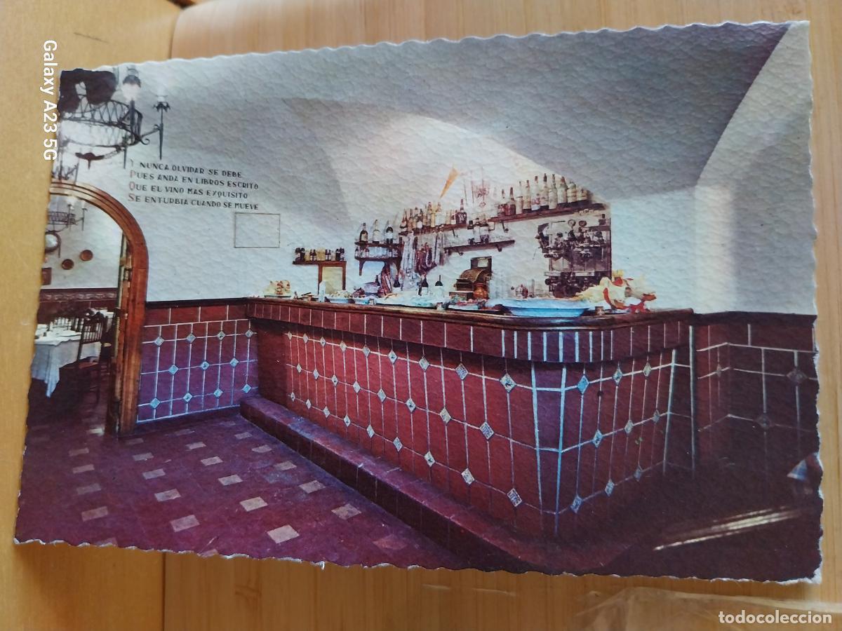 Postales: EL MESON RESTAURANTE COLMADO SALAMANCA ED VALMAN E 138 ..... SC ORIGINAL A&Ntilde;O 1964