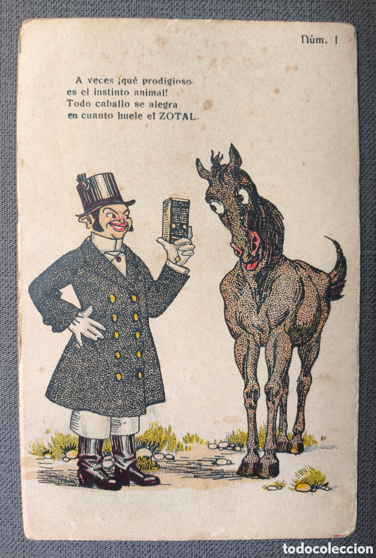 Cartoline: PUBLICIDAD JAB&Oacute;N ZOTAL POSTAL ILUSTRADA N&deg; 1 SEVILLA C. 1920