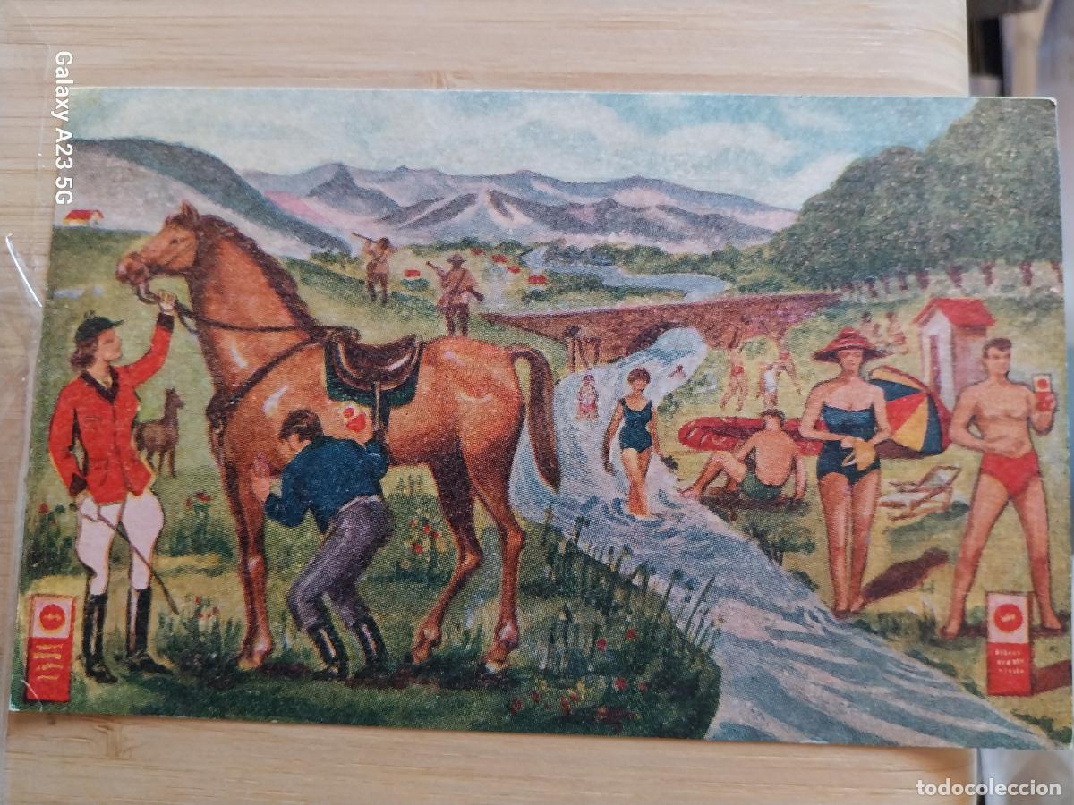 Cartoline: EMBROCACION ESPA&Ntilde;OLA M PINO MEDICAMENTE PUBLICIDAD POSTAL ILUSTRACION A&Ntilde;OS 50