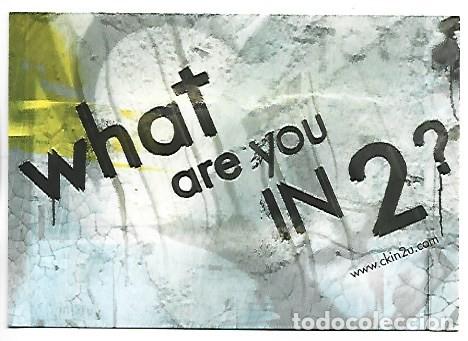 Cartoline: WHAT ARE YOU IN 2 ?.- E-MOTION (PUBLICIDAD)