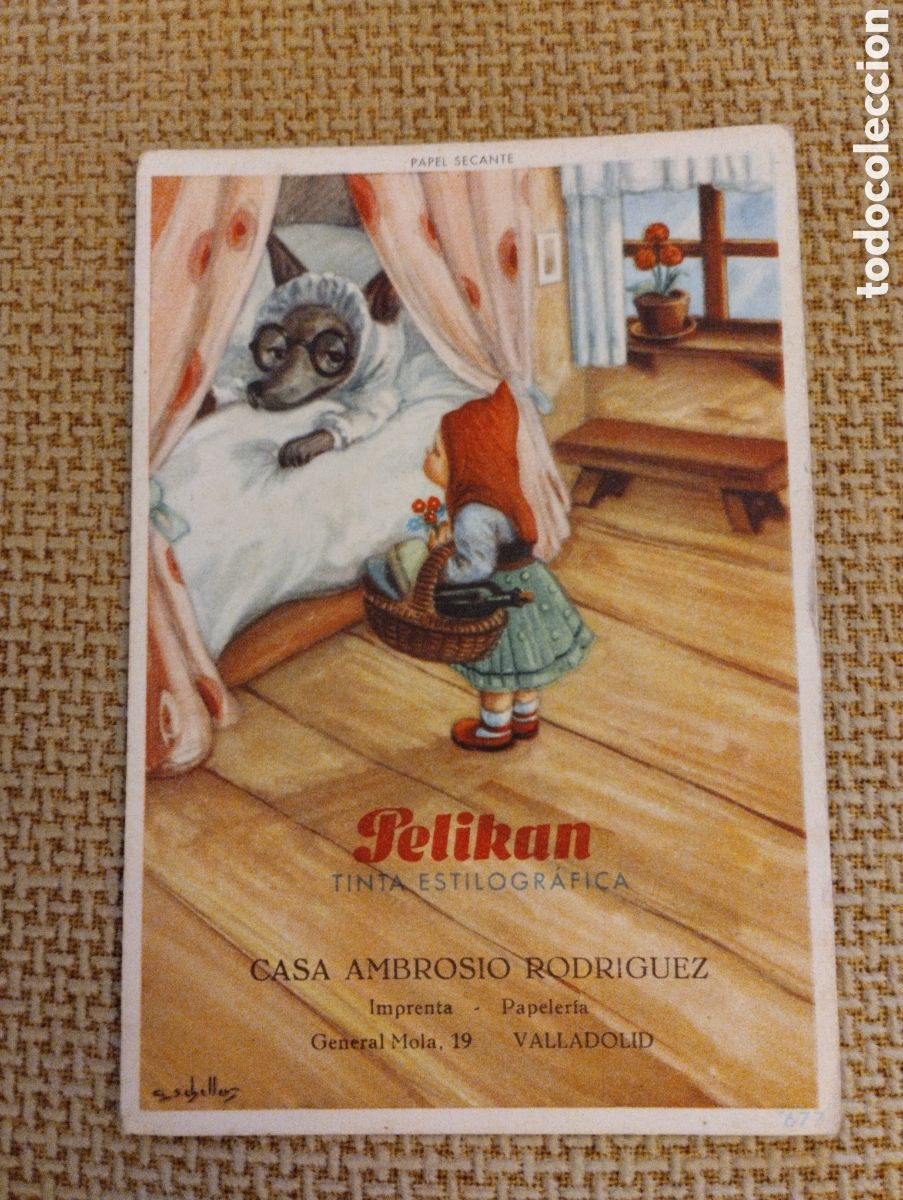 Postales: Tarjeta Pelikan antigua