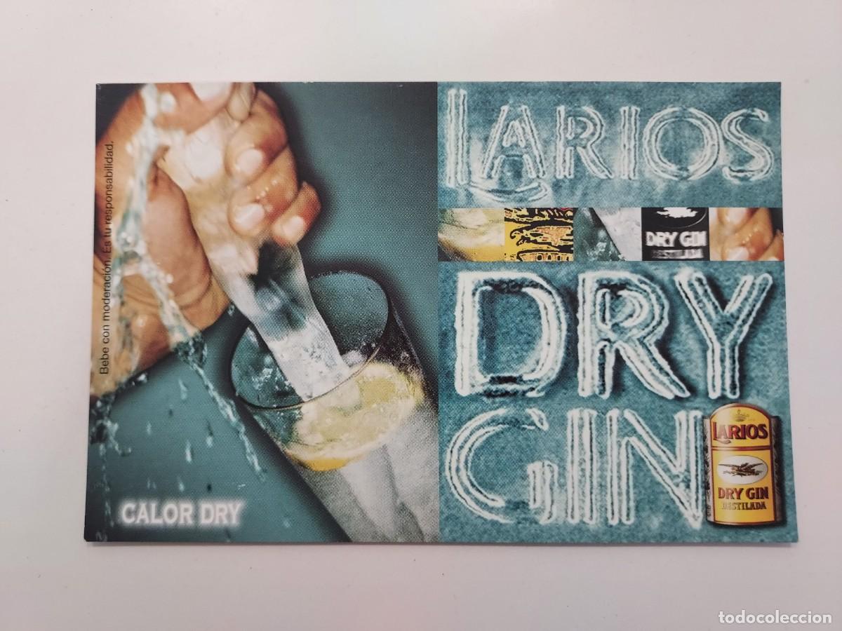 Postales: POSTAL PUBLICIDAD GINEBRA LARIOS DRY GIN. SIN CIRCULAR