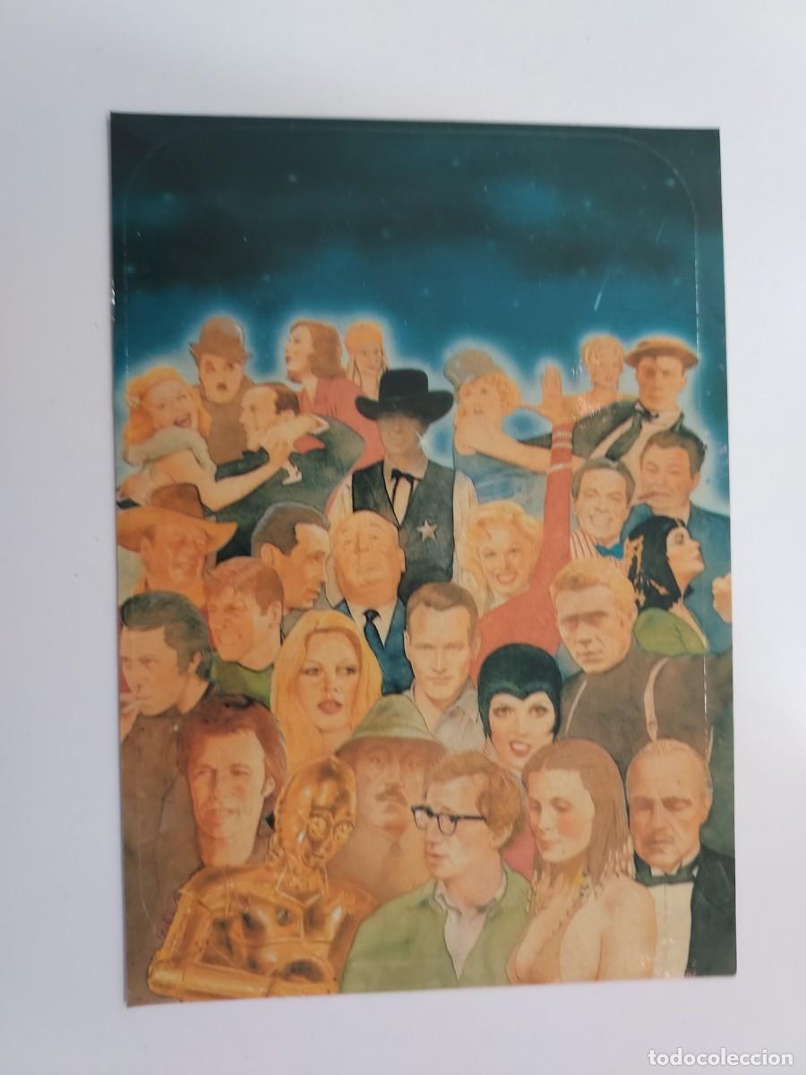 Postales: POSTAL PEGATINA COLLAGE ESTRELLAS CINE HOLLYWOOD. SIN CIRCULAR. RAMON GONZALEZ TEJA. CHASS