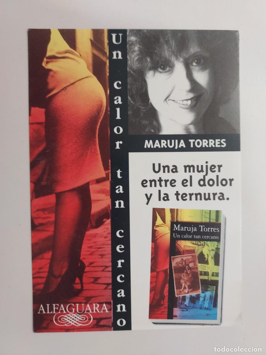 Postales: POSTAL PUBLICITARIA ALFAGUARA PRESENTACION LIBRO MARUJA TORRES, UNA MUJER ENTRE DOLOR Y TERNURA