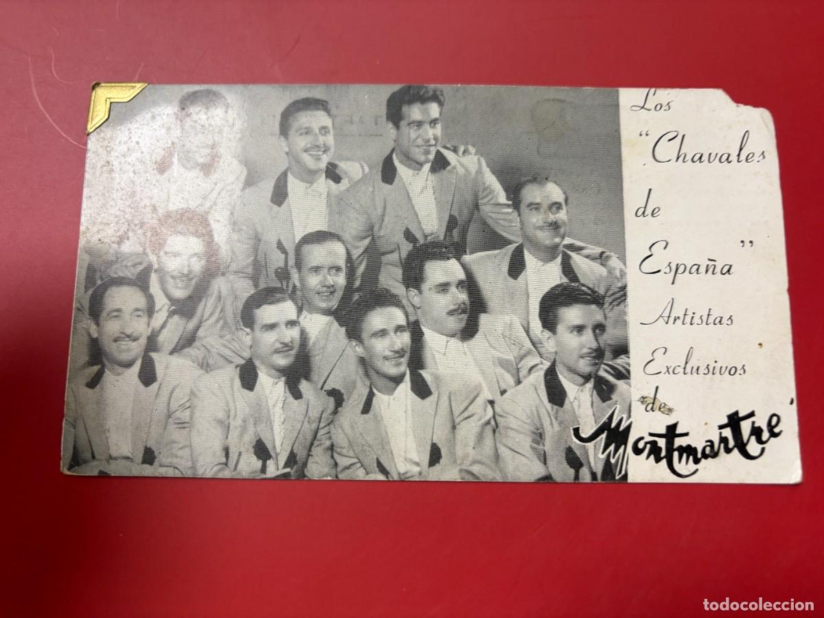 Postales: POSTAL PUBLICITARIA - LOS CHAVALES DE ESPA&Ntilde;A - CABARET MONTMARTRE - LA HABANA, CUBA