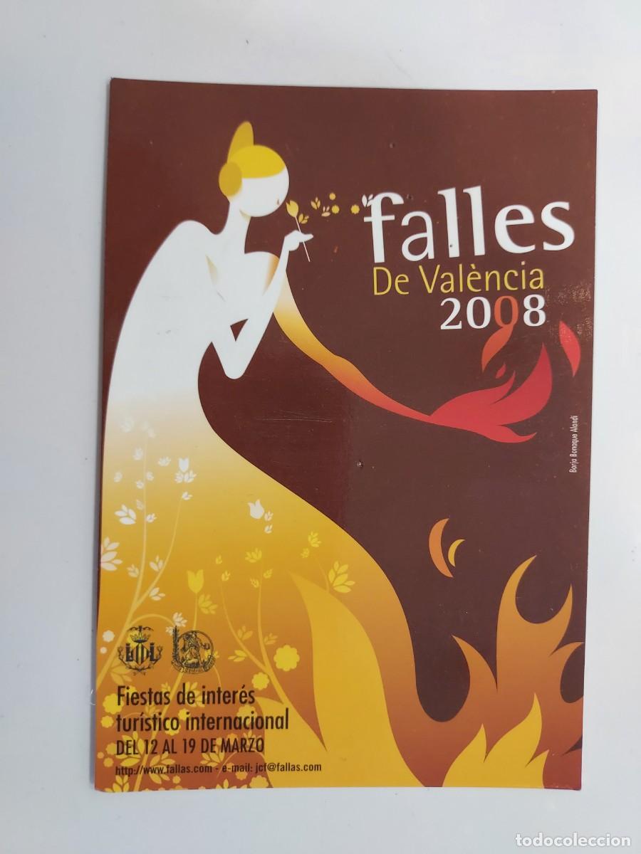 Postales: POSTAL ILUSTRADA. FALLES DE VALENCIA 2008. BORJA BONAQUE ALANDI. S/C. Fallas