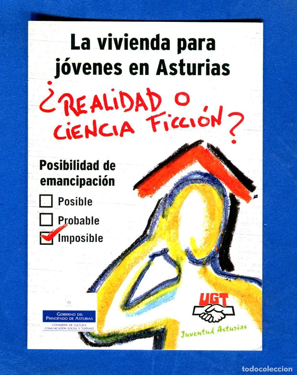 Postales: POSTAL PUBLICIDAD POLITICA UGT ASTURIAS