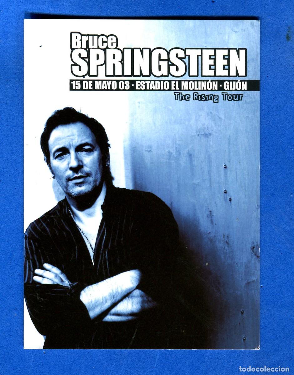 Postales: POSTAL PUBLICIDAD BRUCE SPRINGSTEEN CONCIERTO 2003 GIJON