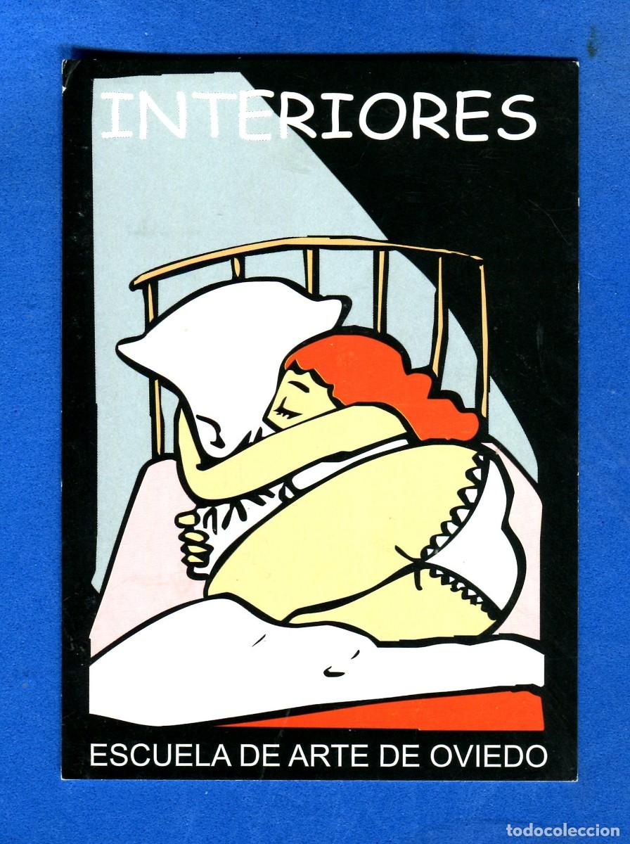 Postales: POSTAL PUBLICIDAD INTERIORES ESCUELA DE ARTE DE OVIEDO