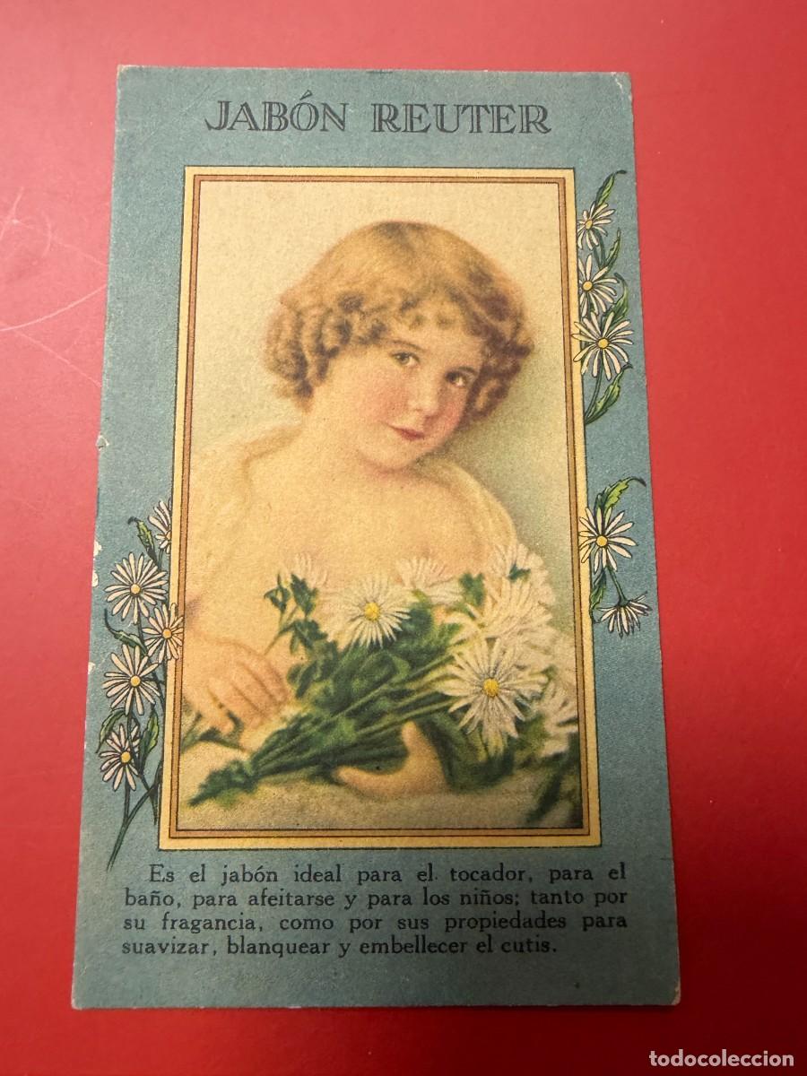 Postales: PUBLICIDAD - JAB&Oacute;N REUTER - NI&Ntilde;A CON MARGARITAS - BUENAVENTURA - BARCLAY & CO.