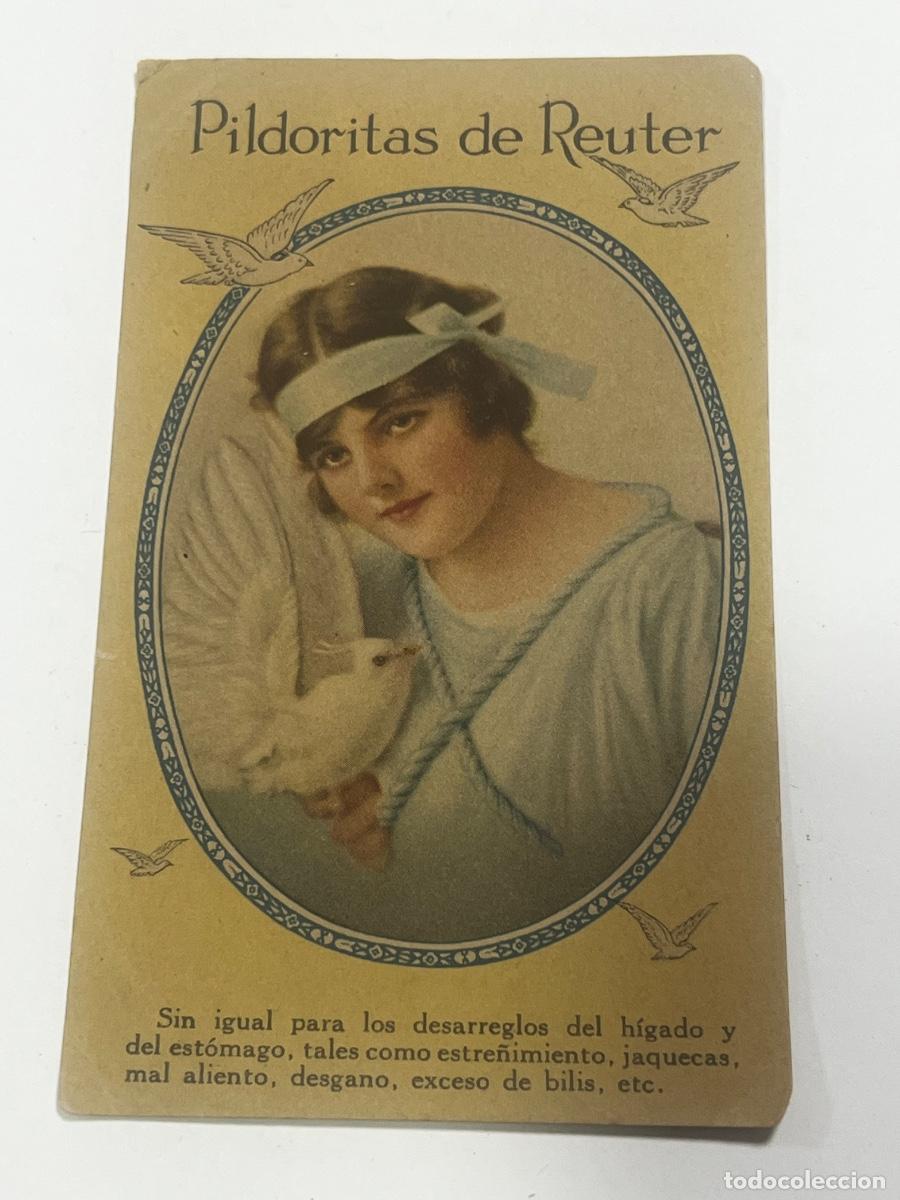 Postales: TARJETA PUBLICITARIA. PILDORITAS DE REUTER.