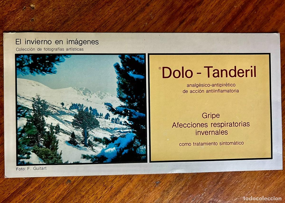Postales: EL INVIERNO EN IM&Aacute;GENES - FOTO FRANCESC GUITART - POSTAL PUBLICITARIA DE DOLO-TANDERIL GEIGY 1980