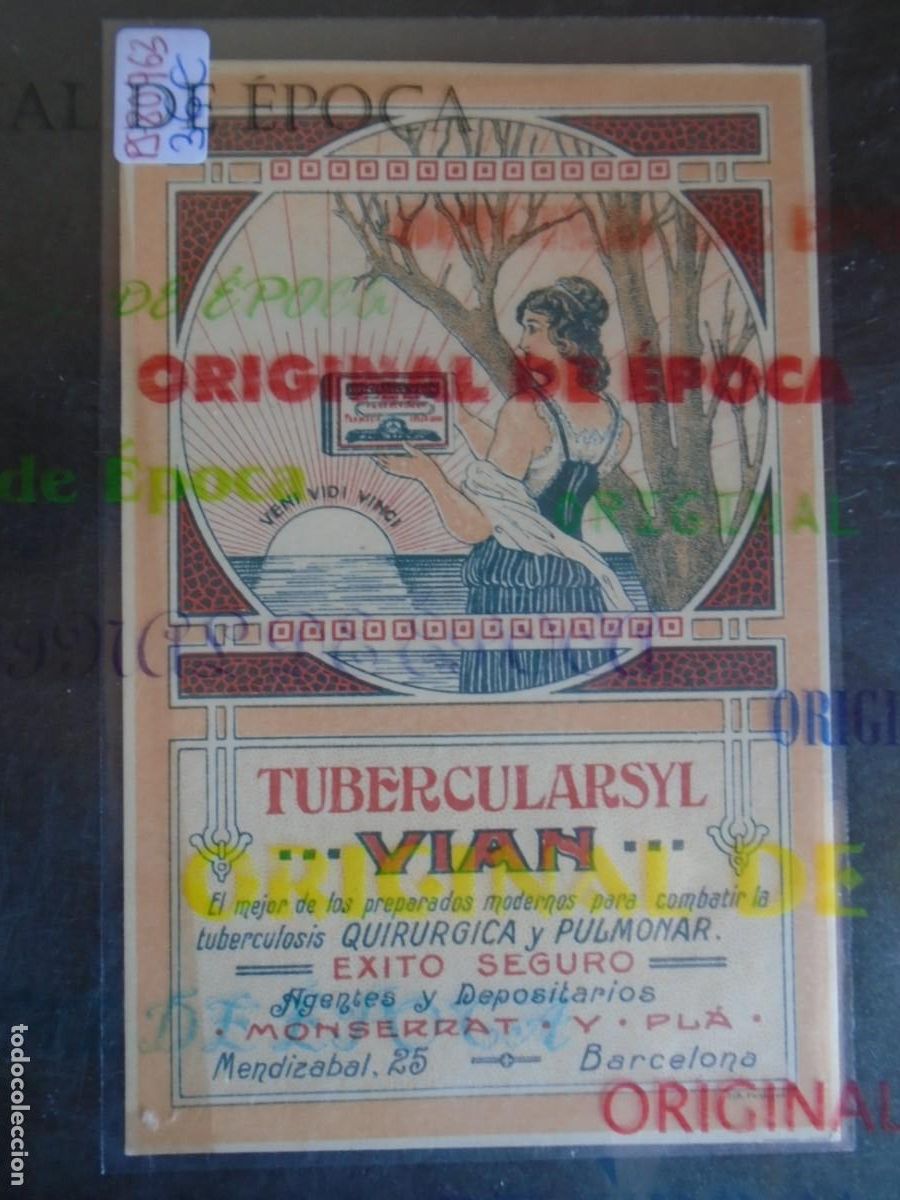 Postales: (PS-80963)POSTAL PUBLICITARIA TUBERCULARSYL VIAN (BARCELONA)