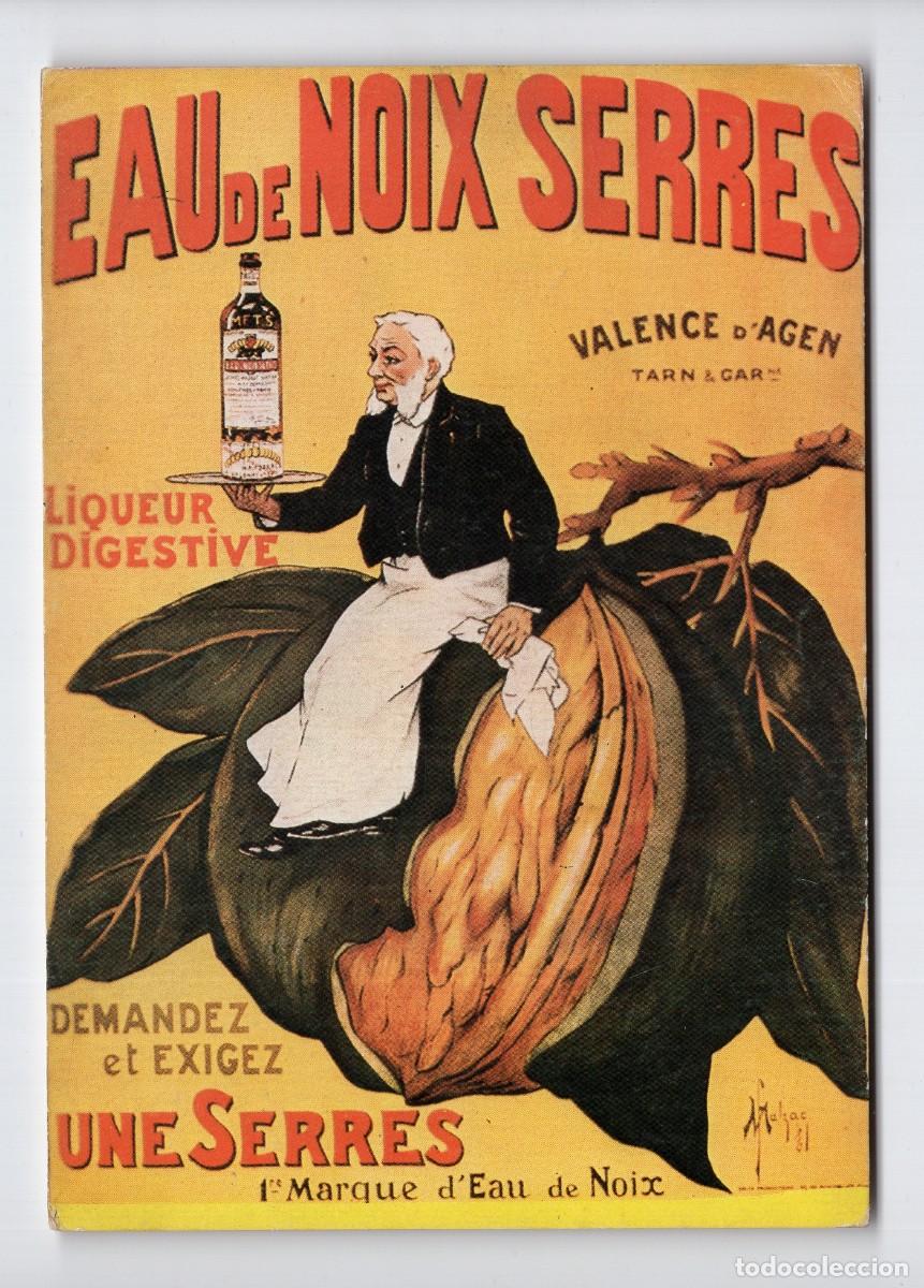 Postales: Eau de Noix Serres. Cartel Publicitario Licor. Delta Productions