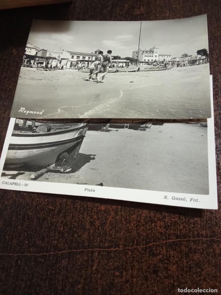 Postales: Calafell.Playa.Beach. 2 postals. - Foto 1