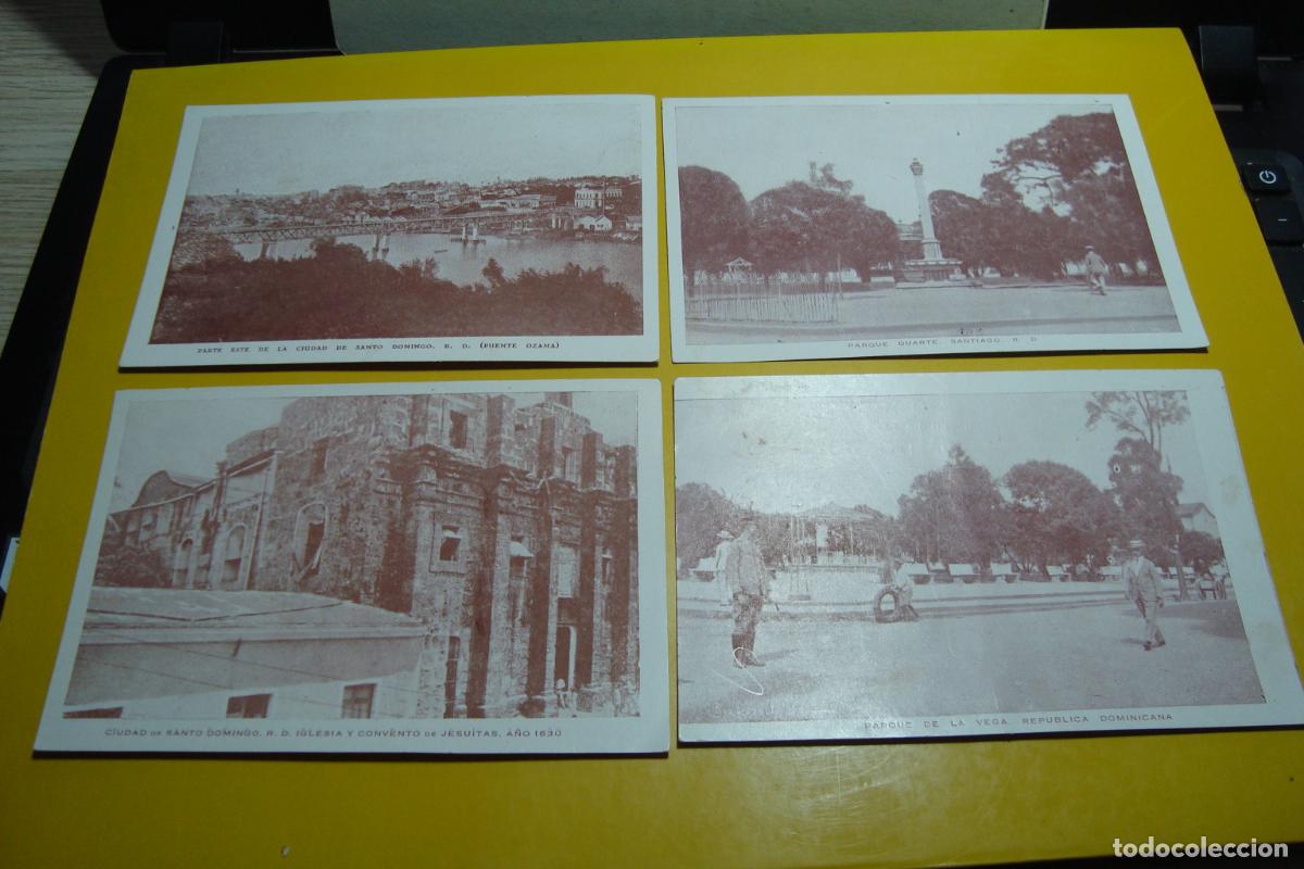 Postales: 4 ANTIGUAS POSTALES. RECUERDO REPUBLICA DE SANTO DOMINGO. EXPOSICION IBERO AMERICANA SEVILLA 1929