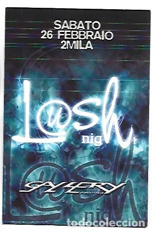 Postales: &rdquo; BODY PAINTING &rdquo;.- INVITACION RIDUZIONE SALA LUSH NIGHT