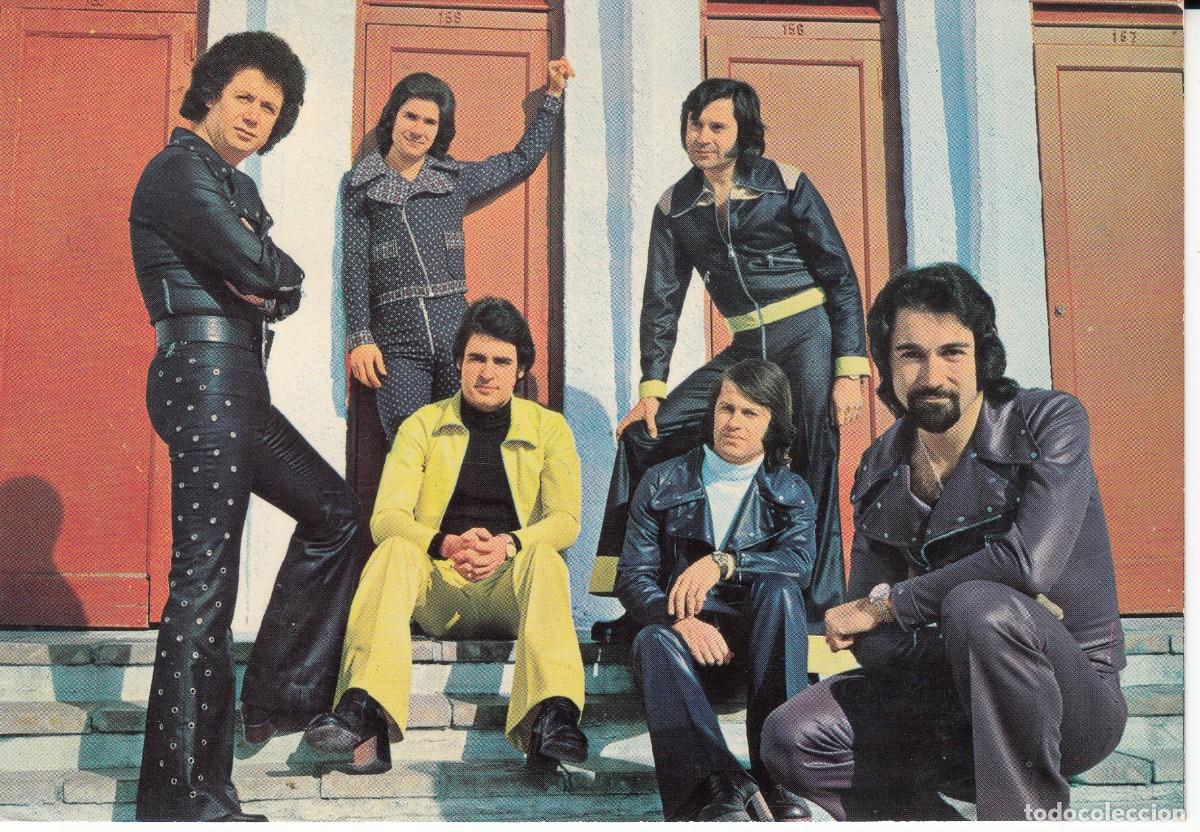 Postales: TARJETA CONJUNTO MUSICAL LOS COMODINES - 1974