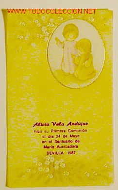 Cartes Postales: RECORDATORIO DE PRIMERA COMUNI&Oacute;N
