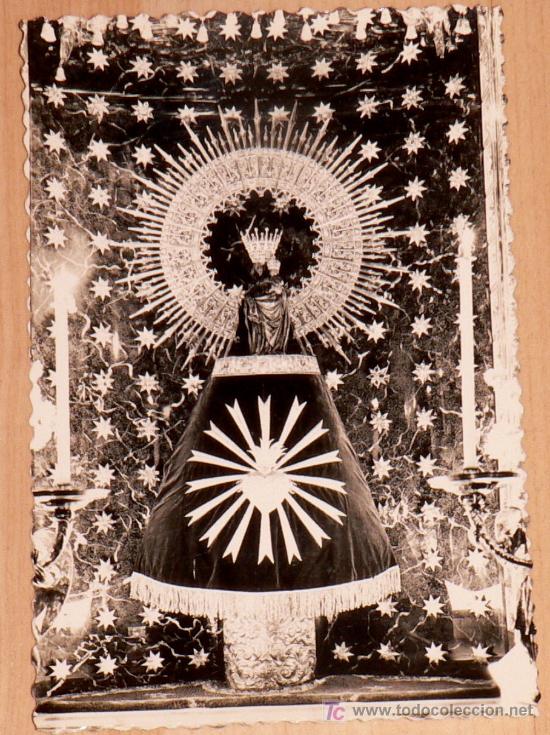 Postales: BONITA POSTAL EN BLANCO Y NEGRO DE LA VIRGEN DEL PILAR