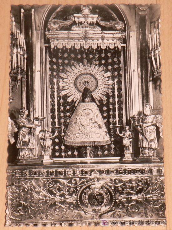 Postales: BONITA POSTAL EN BLANCO Y NEGRO DE LA VIRGEN DEL PILAR
