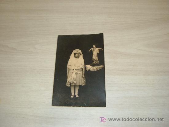 Postkarten: postal fotografica ni&ntilde;a primera comunion