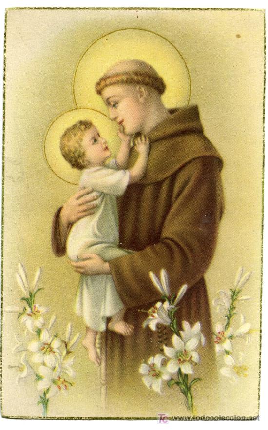 Postales: SAN JOSE Y EL NI&Ntilde;O JESUS- CRCULADA