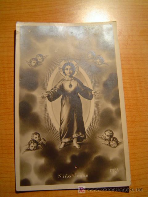 Postales: POSTAL NI&Ntilde;O JESUS  ESCRITA
