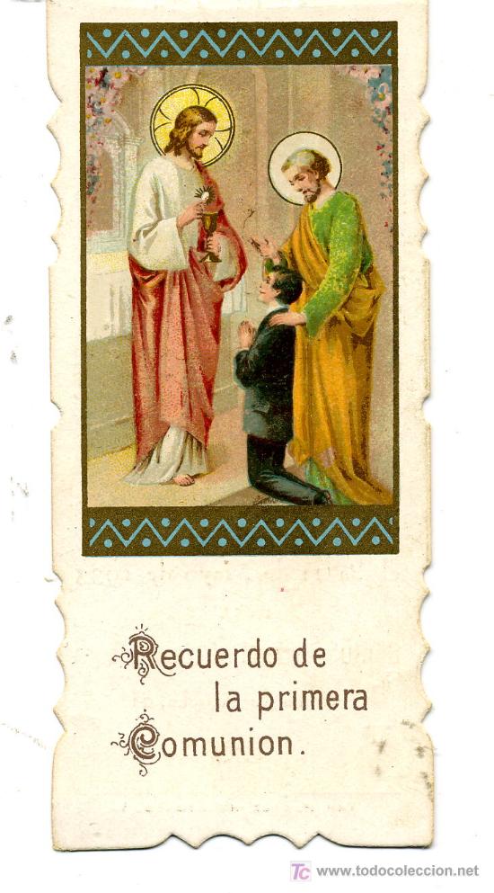 Postales: RECORDATORIO 1&ordf; COMUNION 1933 (P.SAEZ) - Foto 1