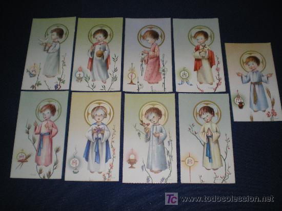 Postais: ESTAMPAS  RELIGIOSAS - EXTASIS /E - 9 NUMEROS
