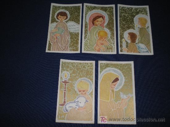 Postales: ESTAMPAS RELIGIOSAS - N&ordm; 1 AL 5 - Foto 1