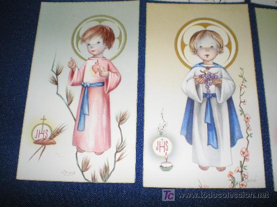 Postales: ESTAMPAS  RELIGIOSAS - EXTASIS /E - 9 NUMEROS - Foto 2