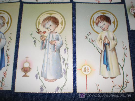 Postales: ESTAMPAS  RELIGIOSAS - EXTASIS /E - 9 NUMEROS - Foto 3